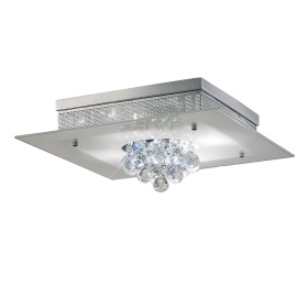 Tabitha Crystal Ceiling Lights Diyas Ringed & Square Crystal Fittings Tabitha Crystal Ceiling Lights Diyas Ringed & Square Crystal Fittings